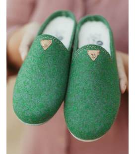 Zapatillas de casa para mujer Vesta Verde
