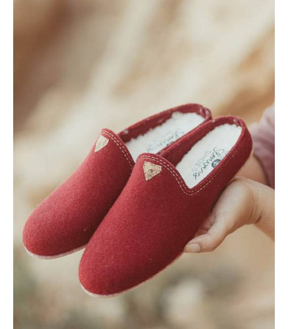 Vesta women's slippers camel