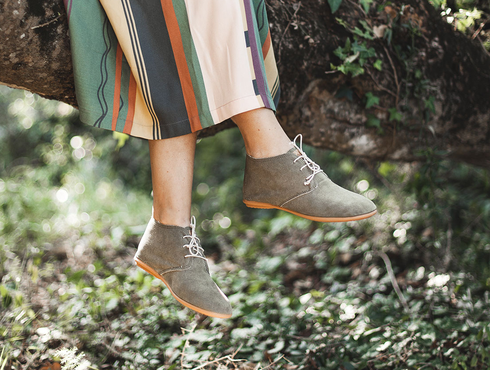 Botín Ainé verde. Colección Slowers Otoño / Invierno 2020