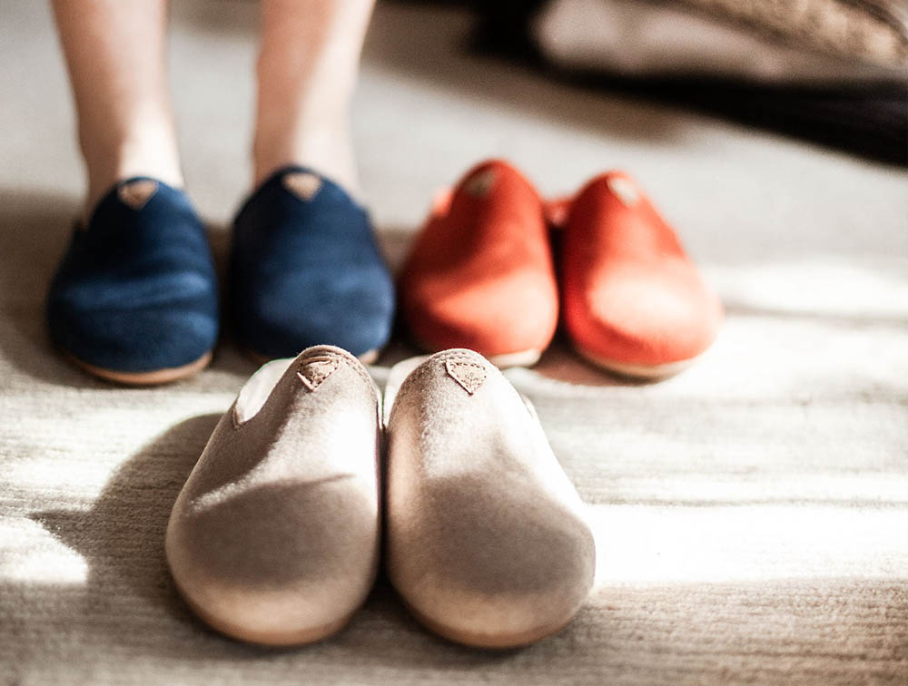 Zapatillas de casa veganas y sostenibles Slowers