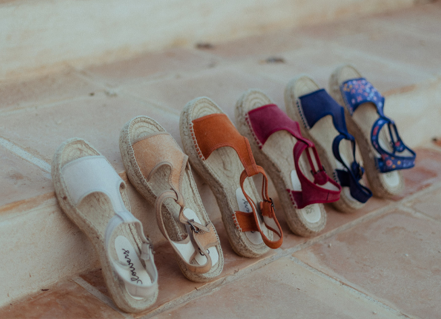 Sandalias de mujer 2023 plataforma de esparto.
